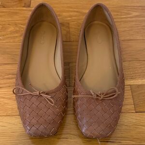 Madewell Tan Woven Loafers
